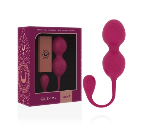 Rithual Nisha Orchid Rechargeable Vibrating Kegel Trainer - Medical Silicone
