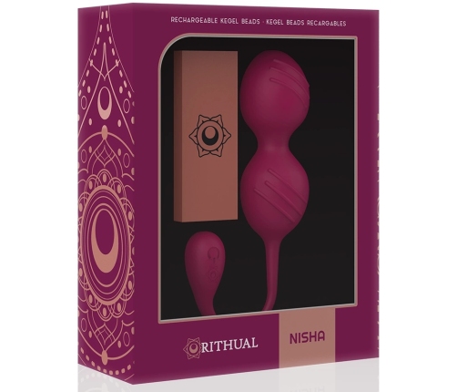 Rithual Nisha Orchid Rechargeable Vibrating Kegel Trainer - Medical Silicone