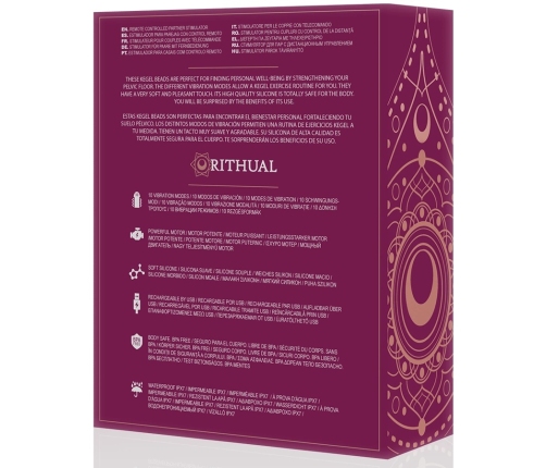 Rithual Nisha Orchid Rechargeable Vibrating Kegel Trainer - Medical Silicone