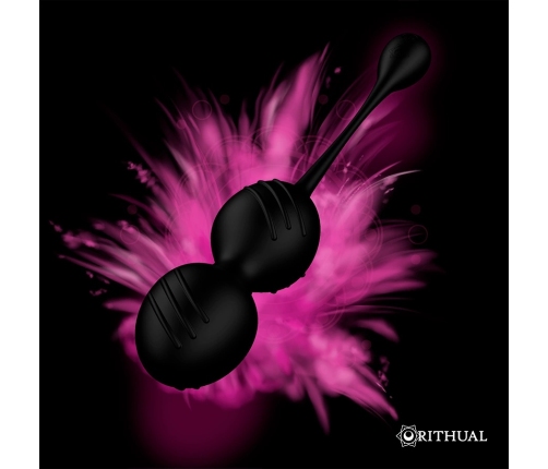 Rithual Nisha Rechargeable Kegel Trainer Black - 10 Modes, Medical Silicone