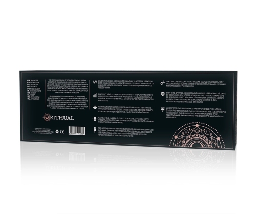 Rithual Akasha Wand 2.0 Black - Rechargeable Flexible Massager, 20 Modes