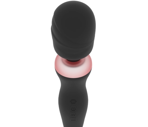 Rithual Akasha Wand 2.0 Black - Rechargeable Flexible Massager, 20 Modes