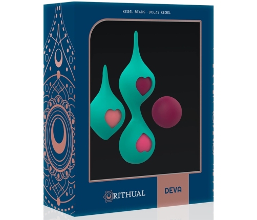 Rithual Deva Aqua Green Pelvic Floor Training Kit - 4 Weights, Silicone