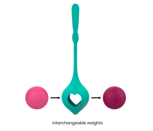 Rithual Deva Aqua Green Pelvic Floor Training Kit - 4 Weights, Silicone