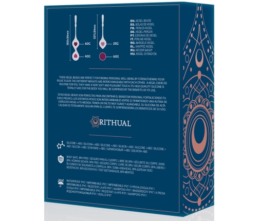 Rithual Deva Aqua Green Pelvic Floor Training Kit - 4 Weights, Silicone