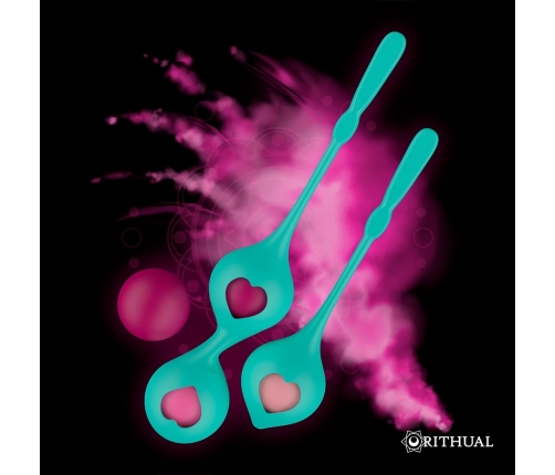 Rithual Deva Aqua Green Pelvic Floor Training Kit - 4 Weights, Silicone