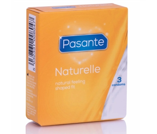 PASANTE - CONDOM GAMA NATURELLE 3 UNIDADES