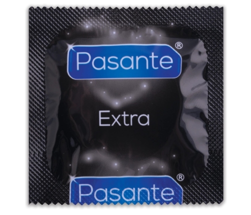 Pasante Extra Premium Extra Thick Latex Condoms 3-Pack, 52mm, Natural Colour