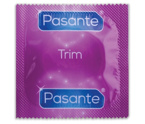 Pasante Trim Thin Latex Condoms 3-Pack Narrow Fit 49mm CE Certified