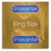 Pasante King Size Large Condoms 3-Pack, 60mm Wide, Natural Color