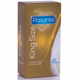 Pasante King Size XL Wide & Long Condoms 12-Pack 60mm 205mm CE Certified Pasante King Size XL Wide & Long Condoms 12-Pack 60mm 205mm CE Certified