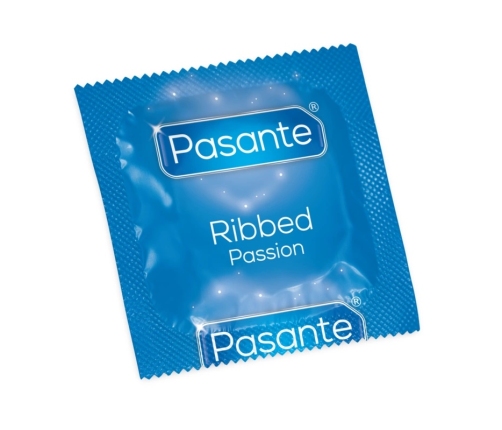 Pasante Dotted & Ribbed MS Placer 3-Pack Textured Latex Condoms 52mm