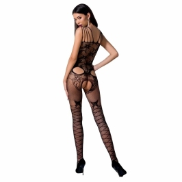 Passion BS076 Bodystocking Black Fishnet Lace One Size