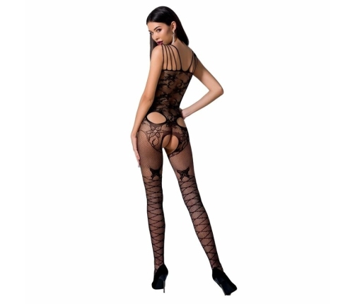 Passion BS076 Bodystocking Black Fishnet Lace One Size