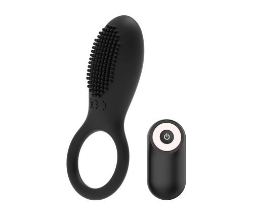 Coquette Chic Desire Black/Gold Vibrating Ring Remote Rechargeable