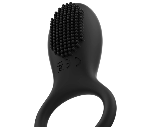 Coquette Chic Desire Black/Gold Vibrating Ring Remote Rechargeable