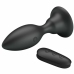 MR PLAY Vibrating Intimate Plug Black with Remote Control, 12 Modes, 108mm