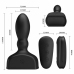 MR PLAY Black Inflatable Plug with Wireless Remote, 12 Modes, 121mm