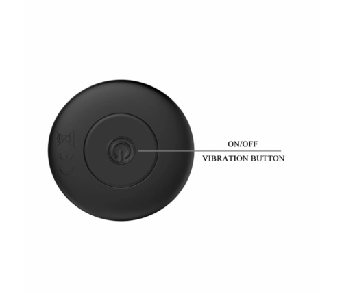 Mr. Play Black Rechargeable Anal Plug | 12-Mode Vibrating Silicone System