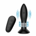 MR PLAY Rotating Silicone Plug with Remote Control 12 Modes Black 13cm