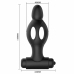 MR PLAY Silicone Vibrating Intimate Plug 10 Modes Black 11.8cm