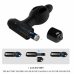 MR PLAY Silicone Vibrating Intimate Plug 10 Modes Black 11.8cm