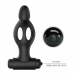 MR PLAY Silicone Vibrating Intimate Plug 10 Modes Black 11.8cm