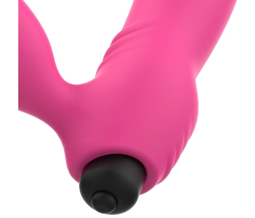 OHMAMA - BIX VIBRADOR DOBLE ESTIMULACIÓN XMAS EDITION ROSA