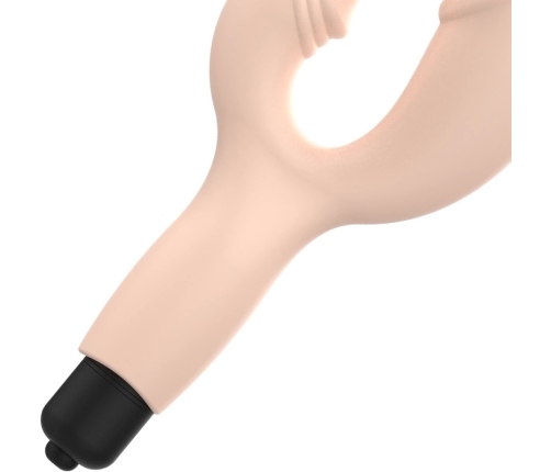 OHMAMA Classic Rabbit Vibrator Xmas Edition Silicone, 155mm, Flesh Color