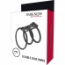 Darkness Set of 3 Flexible Rings - Adjustable TPR Intimate Support