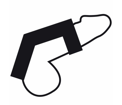 Darkness Adjustable Synthetic Leather Dual Intimate Ring Black