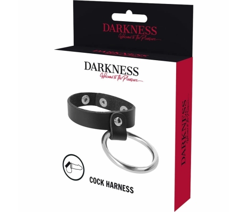 Darkness Premium Metal Ring System Black & Silver - Adjustable Intimate Accessory