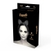Coquette Chic Desire Vegan Leather Cat Ear Headband - Black, Adjustable
