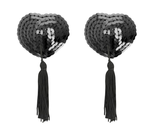 Coquette Chic Desire Self-Adhesive Nipple Covers Black Elegant Design