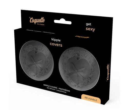 COQUETTE CHIC DESIRE - CUBRE PEZONES LACE NEGRO