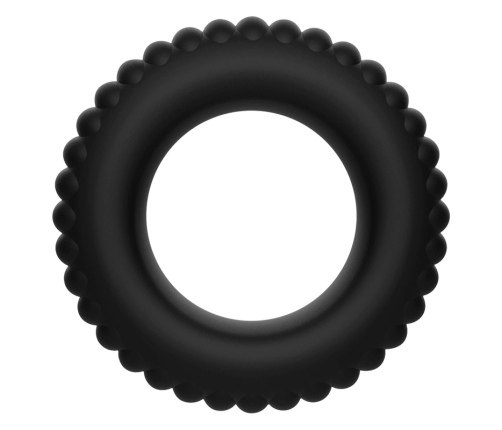 Addicted Toys Silicone Ring Set 4 Sizes Flexible Body-Safe Black