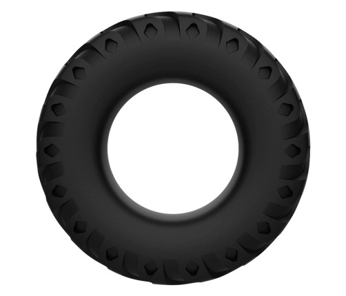Addicted Toys Silicone Ring Set 4 Sizes Flexible Body-Safe Black