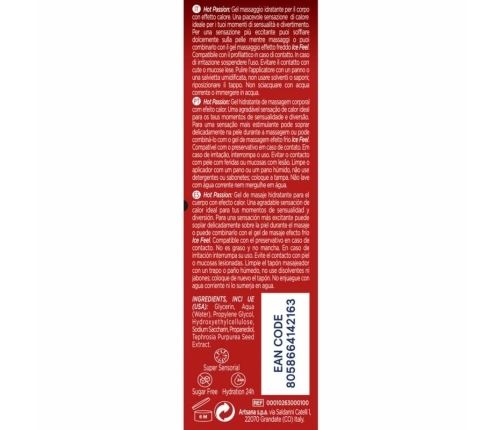 Control Hot Passion 3-in-1 Gel 200ml - Warming, Unscented, Hypoallergenic