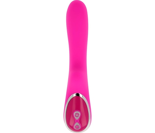 OHMAMA Magnetic USB Rechargeable Intimate Massager 10 Modes 21cm Pink