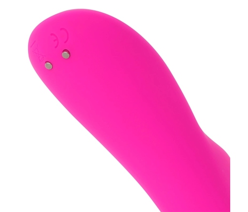 OHMAMA Magnetic USB Rechargeable Intimate Massager 10 Modes 21cm Pink