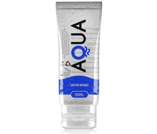 AQUA Quality Water-Based Lubricant 50ml - Neutral, Toy-Safe Formula