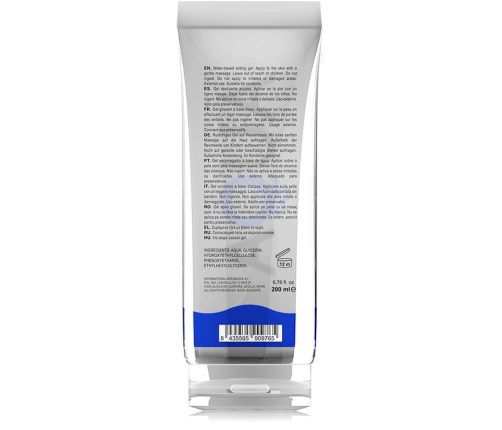 AQUA Quality Water-Based Lubricant 200ml - Transparent, Odorless Formula