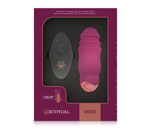 Rithual Reva Egg Remote-Controlled Intimate Device Up&Down System, Pink