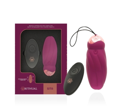 Rithual Sita Wireless Remote Bead Rotation & Vibration System, Pink, 6cm