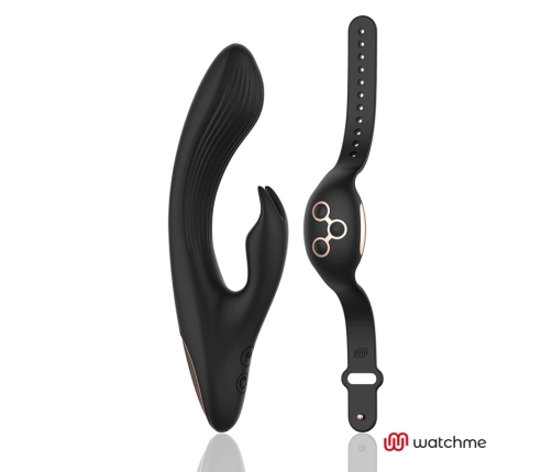 ANNE'S DESIRE Rabbit Intimate System with WATCHME Remote Black/Gold 20cm