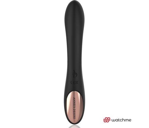 ANNE'S DESIRE Curve Black/Gold Smart Intimate Device with WATCHME Remote