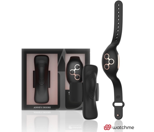 ANNE'S DESIRE Panty Pleasure ADPANTY Black/Gold - Wearable Remote System