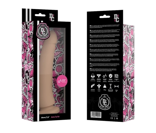 DELTACLUB Medical Silicone Model 20cm x 4cm - Neutral Finish