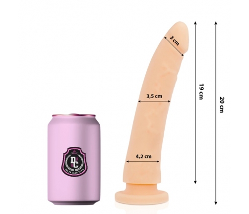 DELTACLUB Medical Silicone Model 20cm x 4cm - Neutral Finish