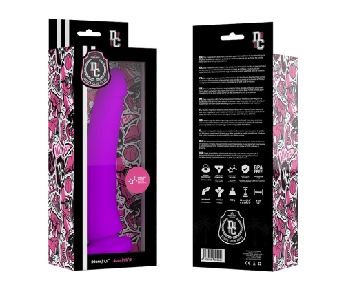 Delta Club Lilac Intimate Silicone Model 20cm x 4cm Hypoallergenic